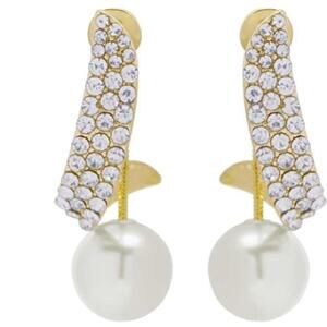 Pearl and Rhinestone Earring Jacket